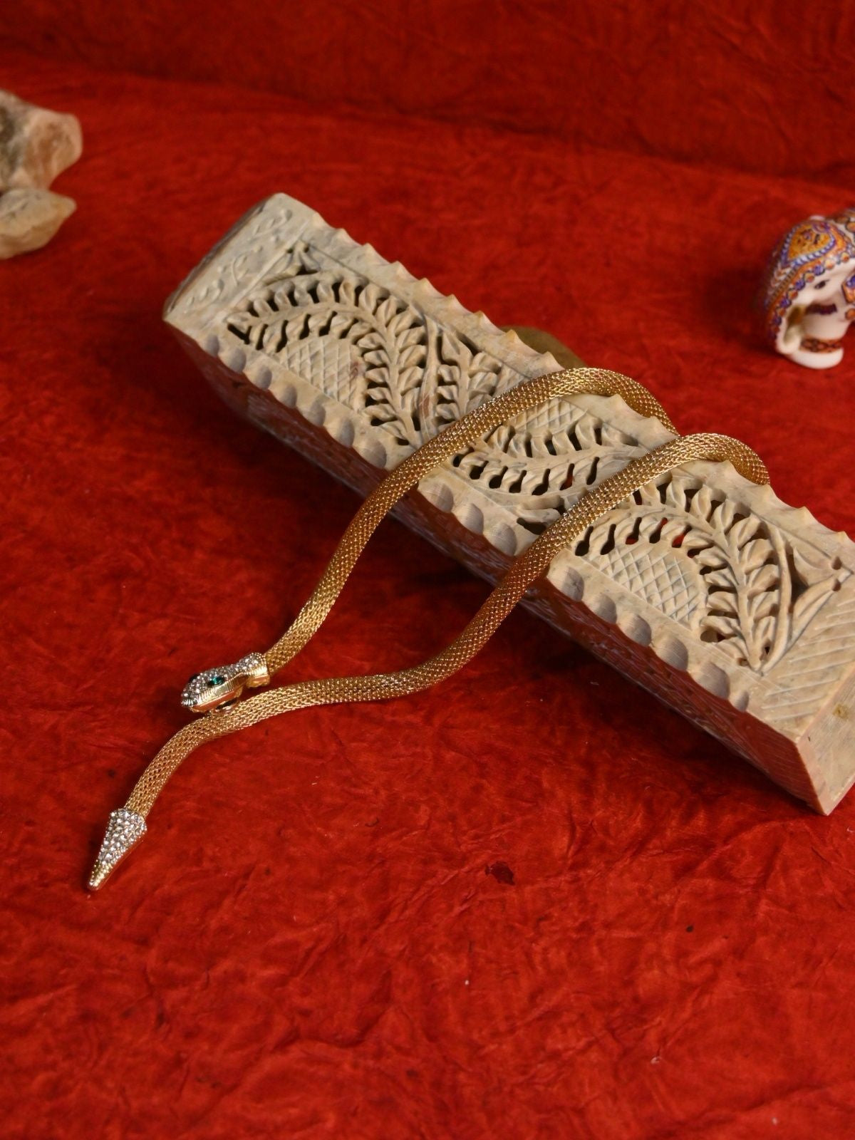 Serpent Tie Necklace