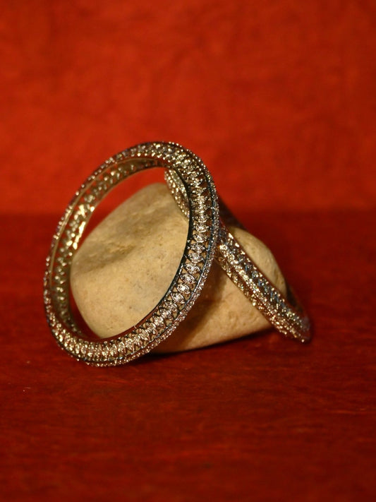 Diamond Glow AD Bangles