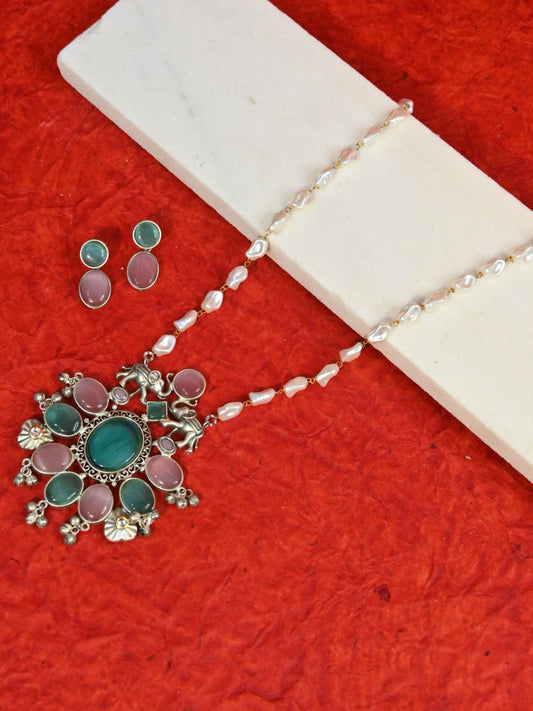 Pastel Silver Pearl Set