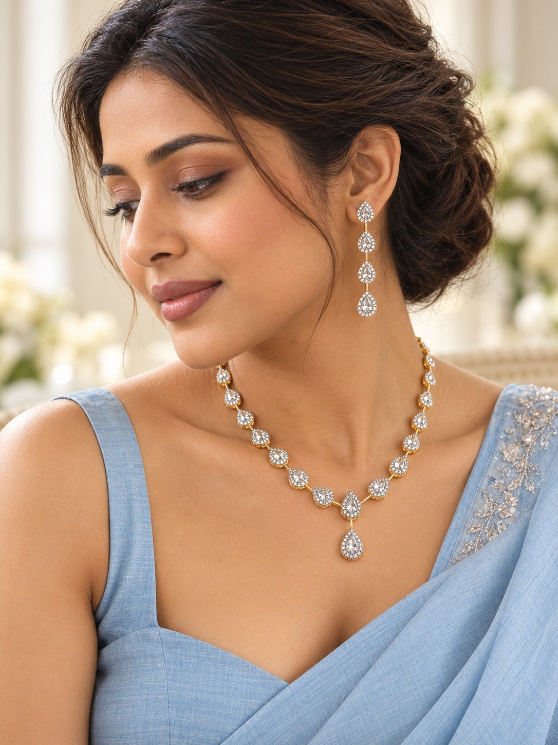 Serene Drops Necklace Set