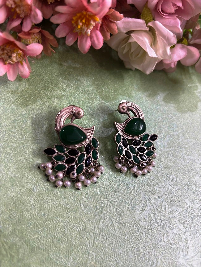 Peacock Grace Earrings