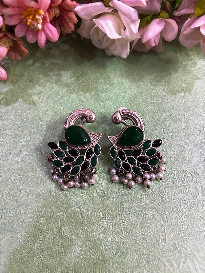 Peacock Grace Earrings