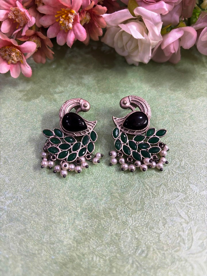 Peacock Grace Earrings