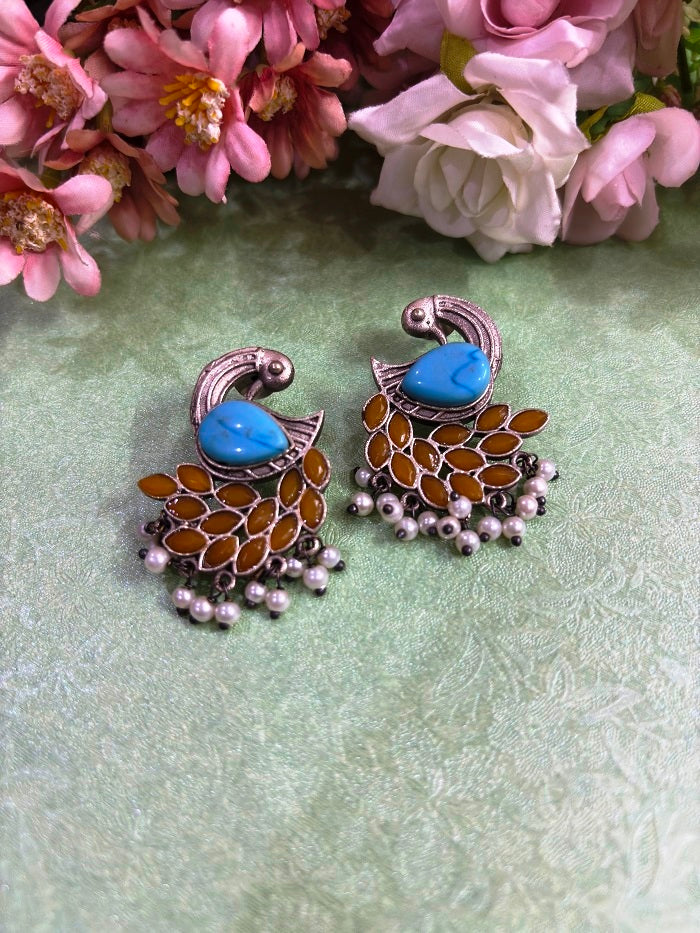 Peacock Grace Earrings
