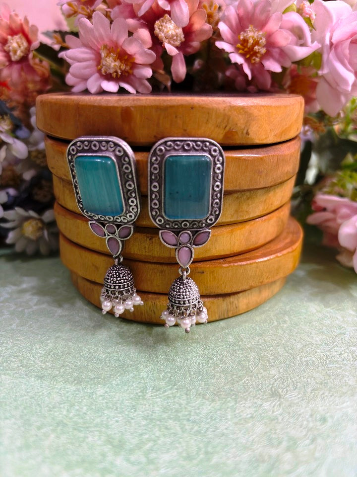 Royal Stone Drop Earrings