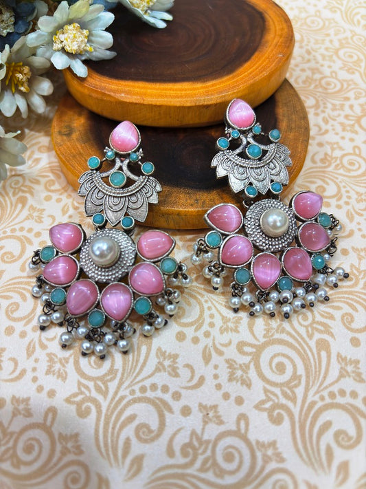 Royal Bloom Statement Earrings
