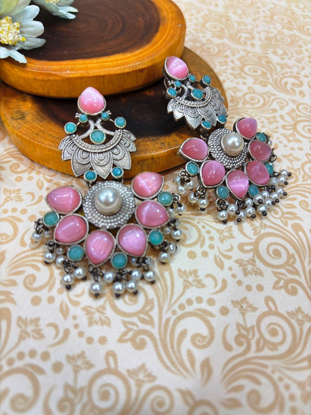 Royal Bloom Statement Earrings