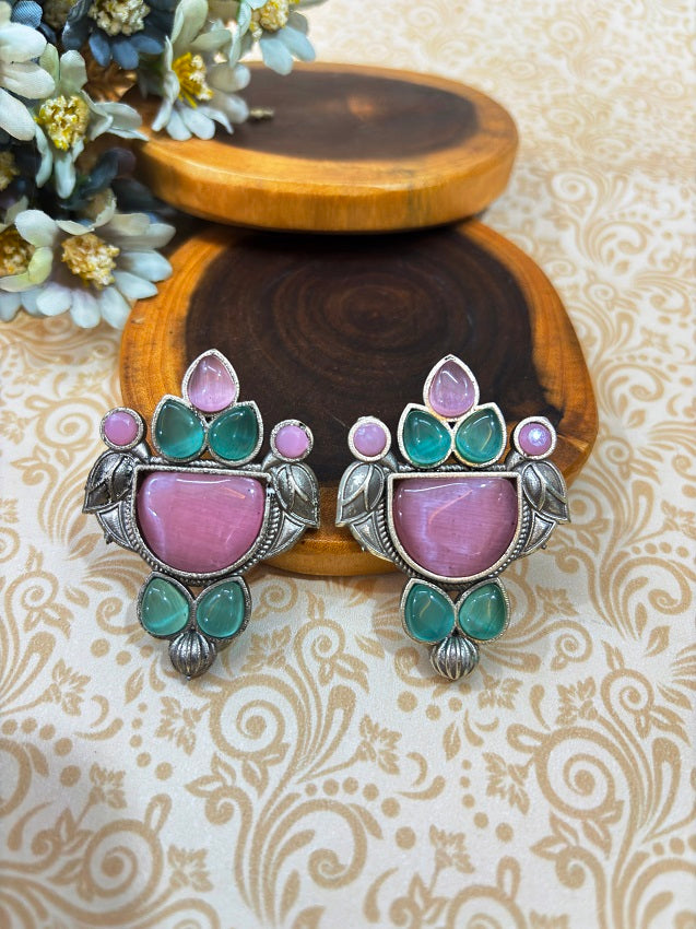 Mystic Serenity Oxidized Pendant Set