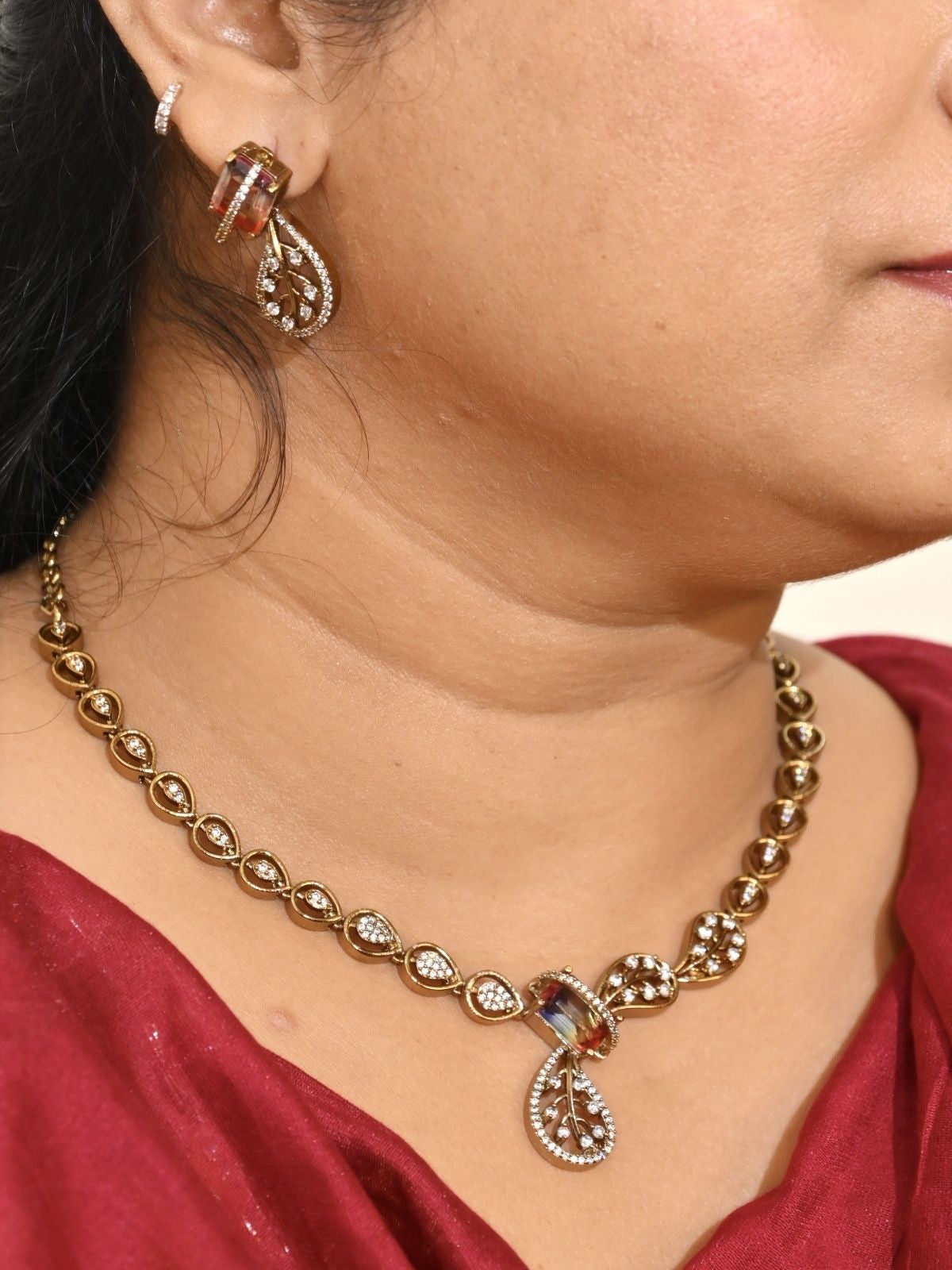 Grace Drop Necklace Set