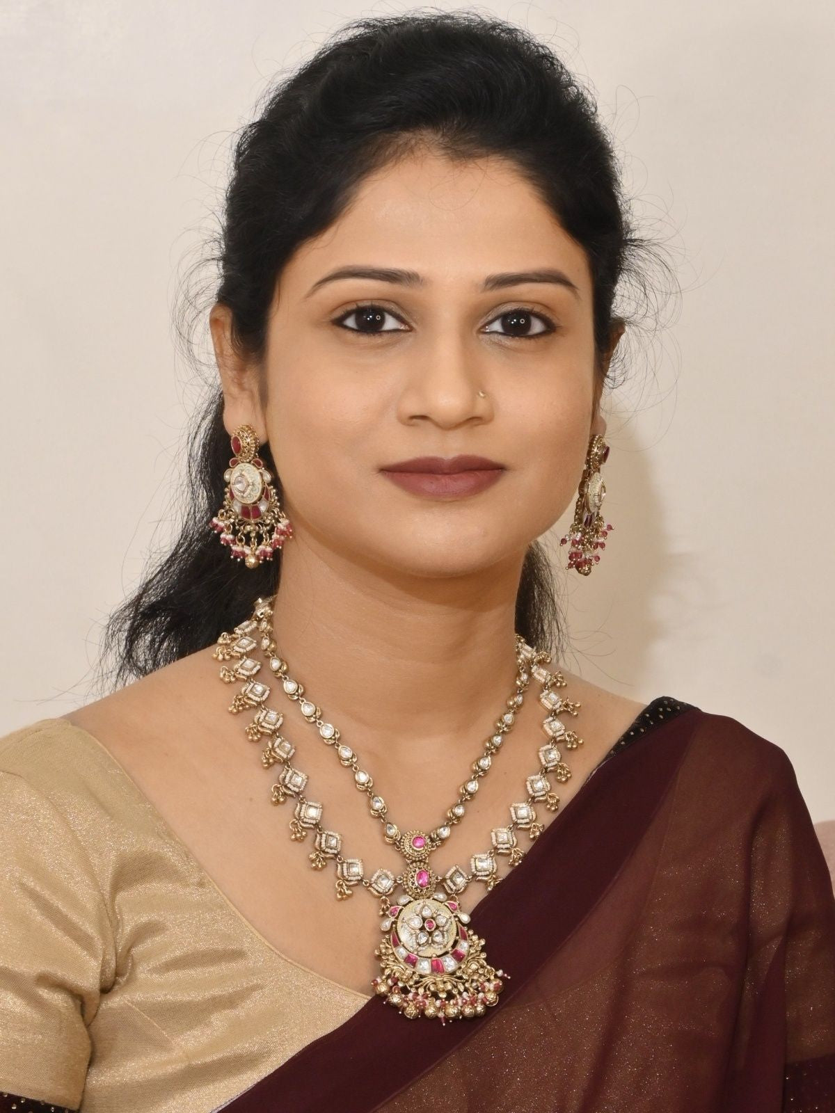 Radiant Stone Pearl Set