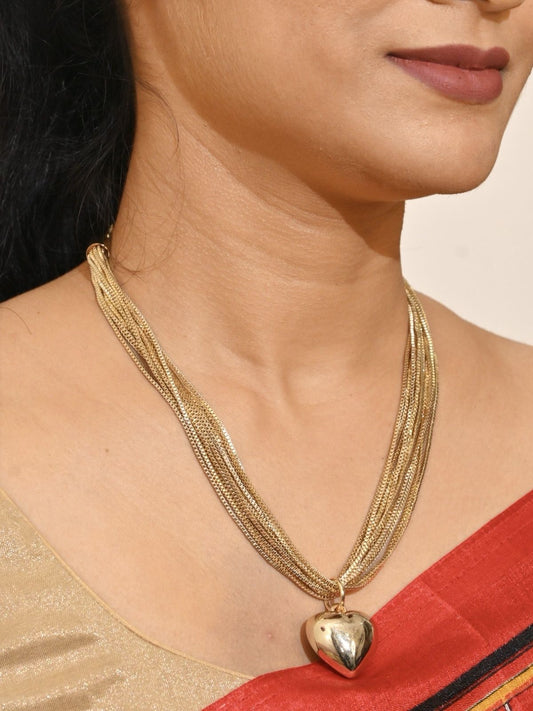 Luxe Heart Layered Necklace