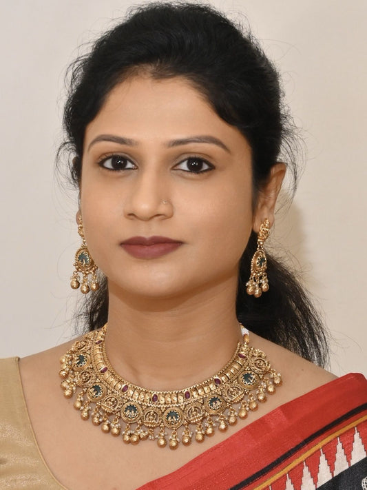 Aaradhya Temple Choker Set