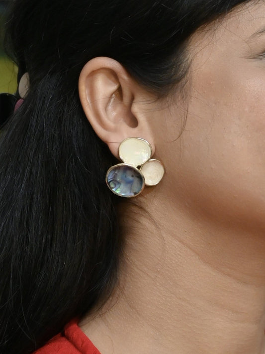 Noor Cluster Stud Earrings