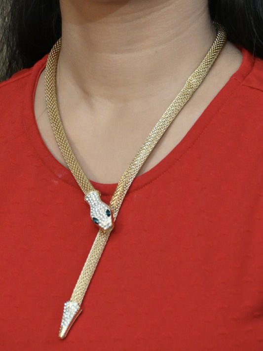 Serpent Tie Necklace