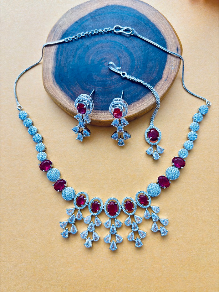 Crystal Bloom Jewellery Set