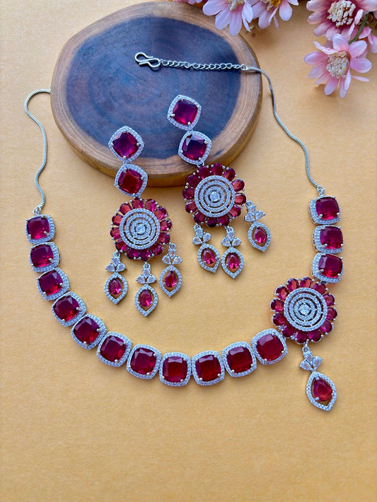 Royal Blossom Necklace Set