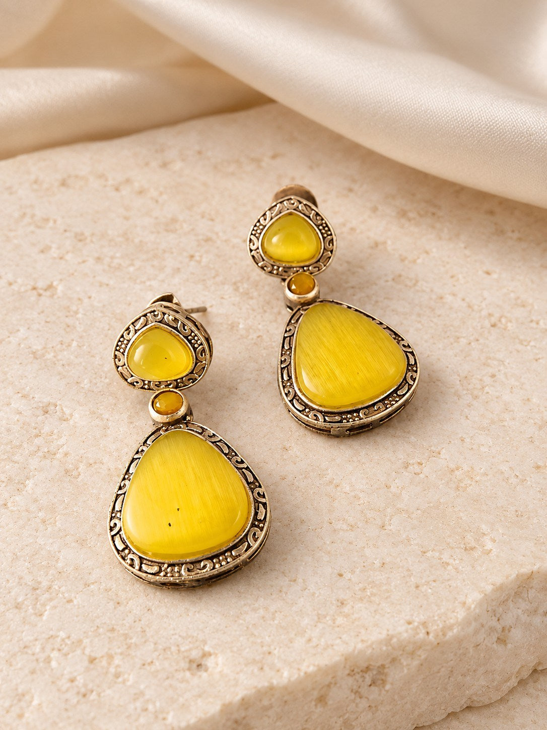 Regalia Stone Drop Earrings
