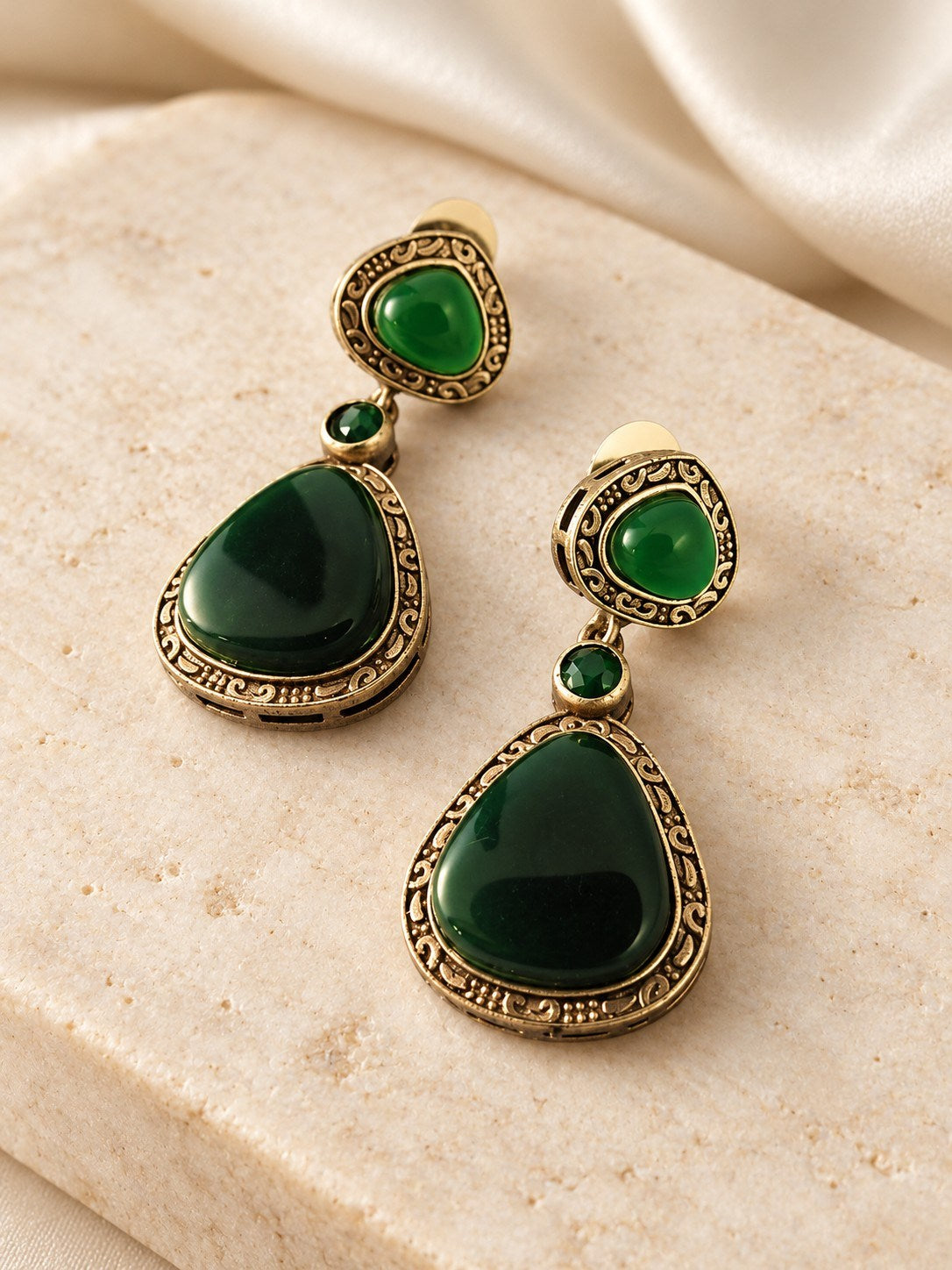 Regalia Stone Drop Earrings
