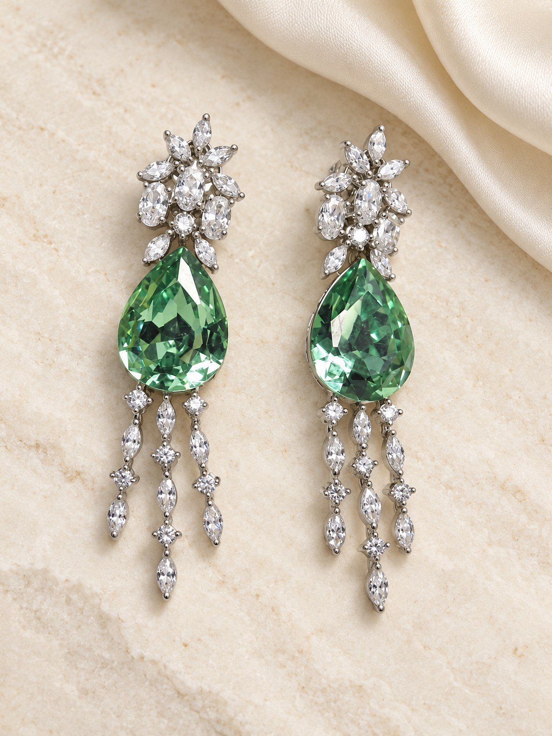 Radiant Grace CZ Necklace Set