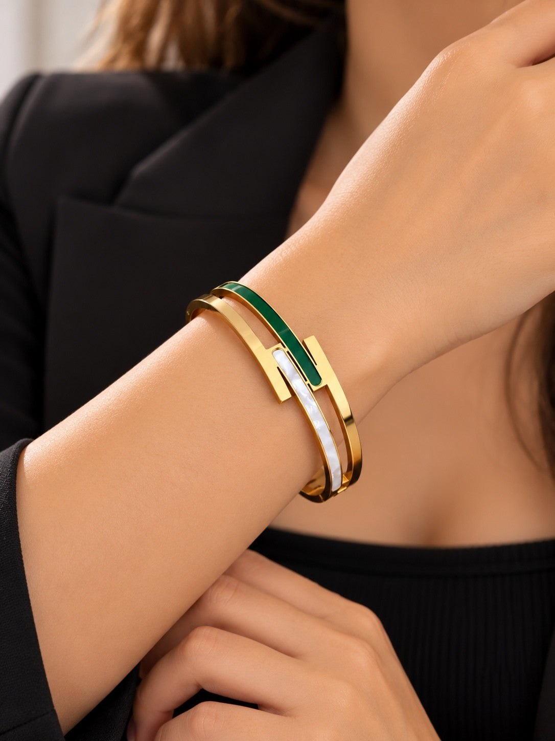 Emerald Glow Bracelet